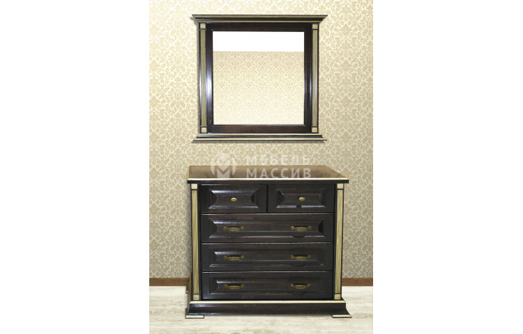 Комод и зеркало из серии Грета из дуба