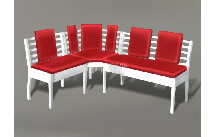 Уголок Грация без подлокотников (береза)