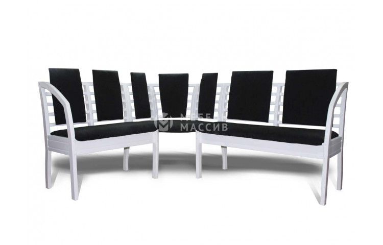 Уголок Грация с подлокотниками (береза)