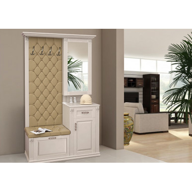 Стеновая панель с зеркалом и тумбой 2 из серии Тунис