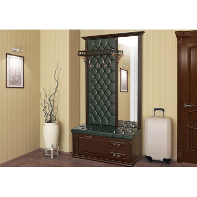 Стеновая панель с зеркалом и тумбой 3 из серии Тунис