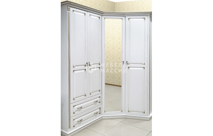 Шкаф угловой из серии Оливия