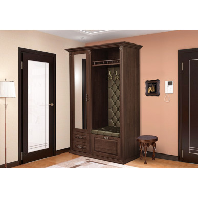 Прихожая с открытой вешалкой и зеркалом 3 из серии Тунис