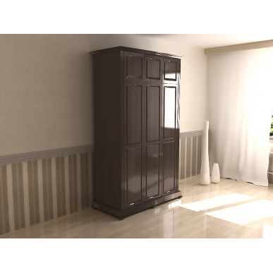 Шкаф трехстворчатый с антресолью Кардинал