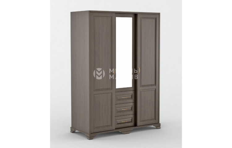 Шкаф-купе Герцог трехстворчатый с зеркалом