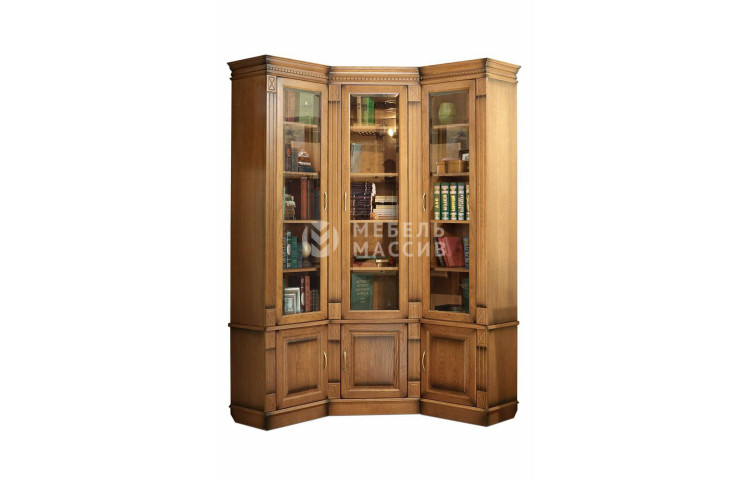 Шкаф книжный угловой Флоренция