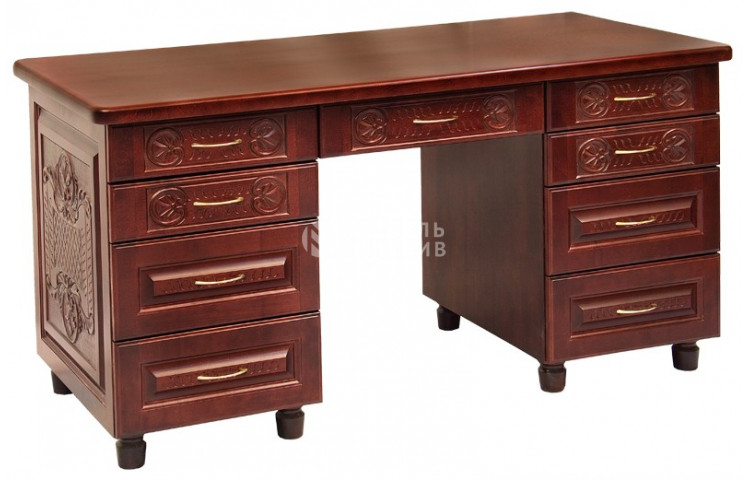 Стол письменный Резной
